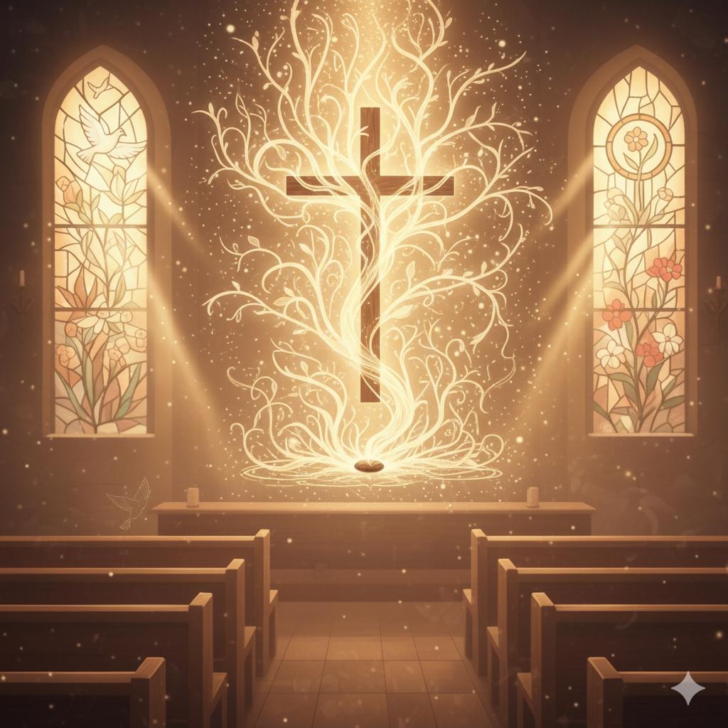 Seed imagery representing the Chrysalis experience